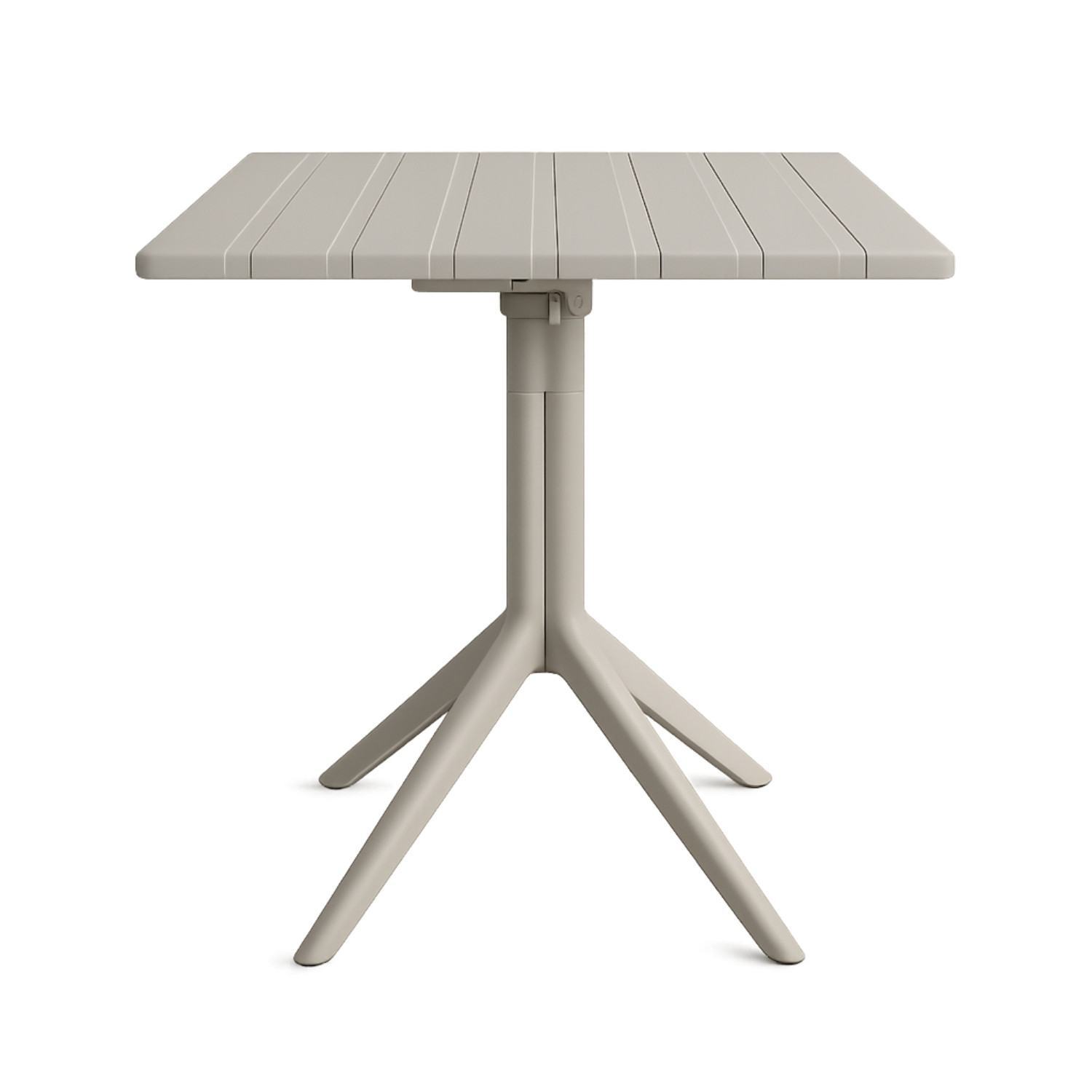 Mesa de Bar Cuadrada 70x70cm Ares en Polipropileno con Tablero Plegable para Interior y Exterior 7house Mesas de Comedor 1